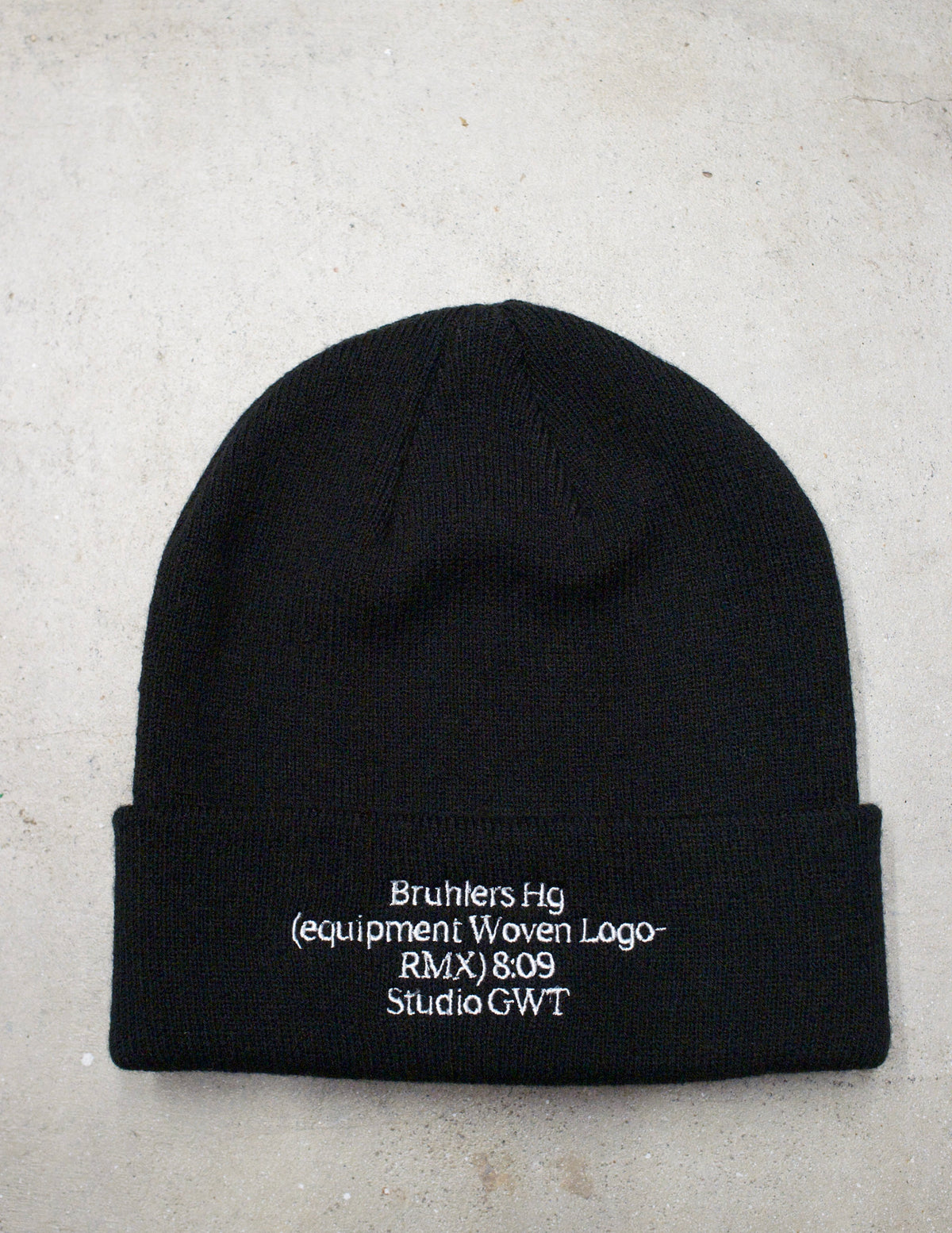 BRUHLERS HG BEANIE BLACK